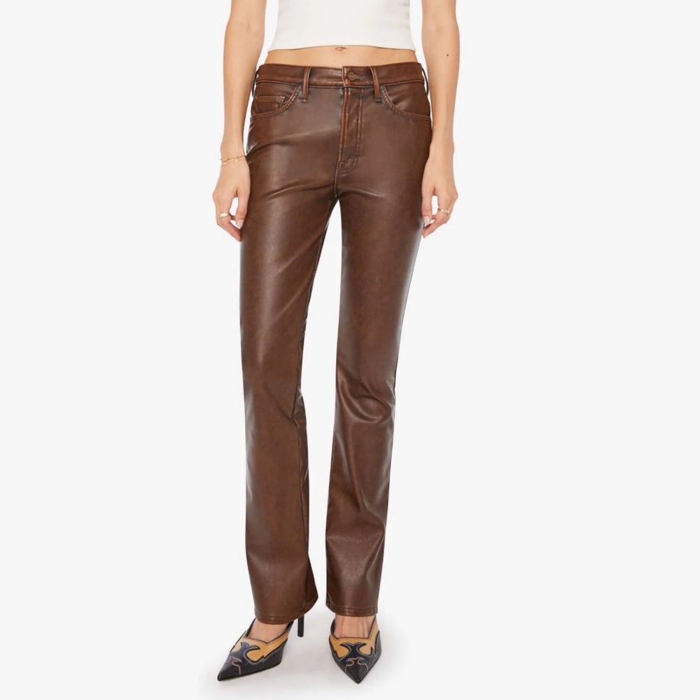 PRICE IS FIRM - MOTHER 🤎 The Insider Sneak High Rise Jeans - 27